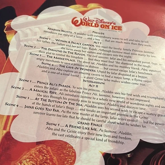 Vintage Walt Disney on Ice Aladdin Program - Picture 6 of 12